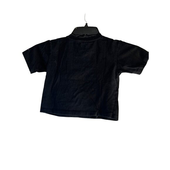 Nike Girls Tee Boxy Black/Pink Size 3-4 - Picture 2 of 5